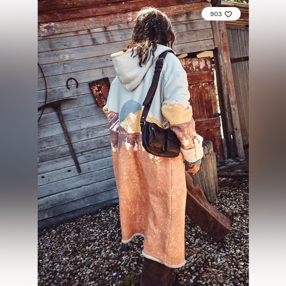 Free People Jackets & Blazers - Free People Acadia sweatshirt jacket oversized